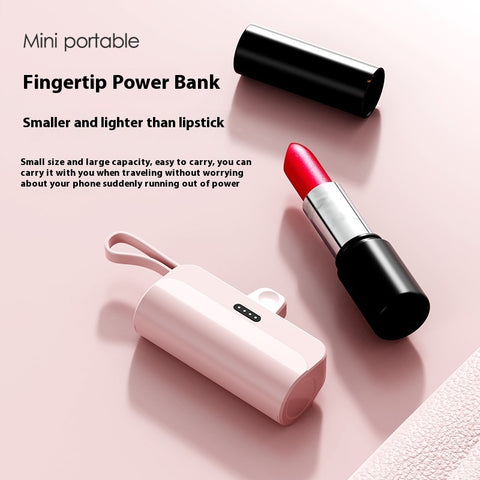 Pocket Wireless Mini Capsule Bank Compact Portable Power Source