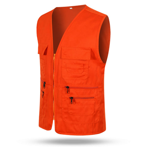 Multi Pocket Vest Volunteer Vest Workwear