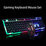 GTX300 Gaming CF LOL Gaming Keyboard Mouse Glowing Set