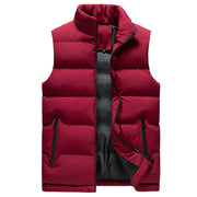 Slim-Fit Vest Down Cotton Vest Men's Warm Vest