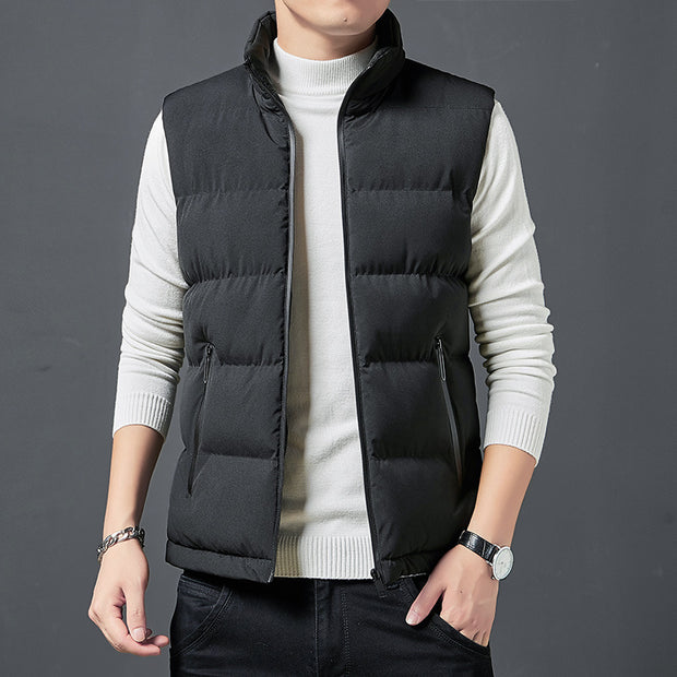 Slim-Fit Vest Down Cotton Vest Men's Warm Vest