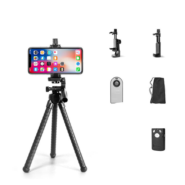 Compatible with Apple, Mobile phone holder Octopus Tripod Micro Single Camera Desktop Tablet Live Vibrato Handheld Stand