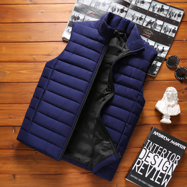 Down Cotton Vest Men's Autumn And Winter Vest Vest