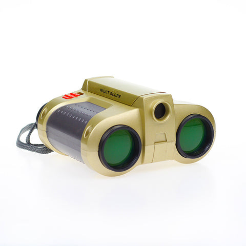 Wholesale Pop-Up With Light Adjustable Focus Children's Toy Binoculars Night Vision High-Definition High Power Taobao Hot Sale