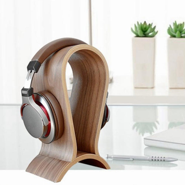 Headphone Bracket Solid Wood Headset Creative