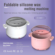 Foldable Silicone Small Wax Pot Beauty Wax Heater