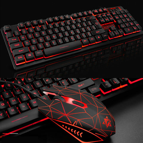 K59 luminous gaming mouse keyboard