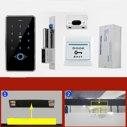 Waterproof Fingerprint Card Swipe Password Lock Electronic Access Control System