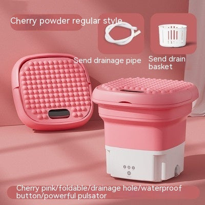 Folding Dual-purpose Touch Timing Portable Infant Clothing Underwear Washing Machine