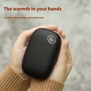 Quick Hot Large Capacity Usb Mini Hand Warmer Charging Two-in-one