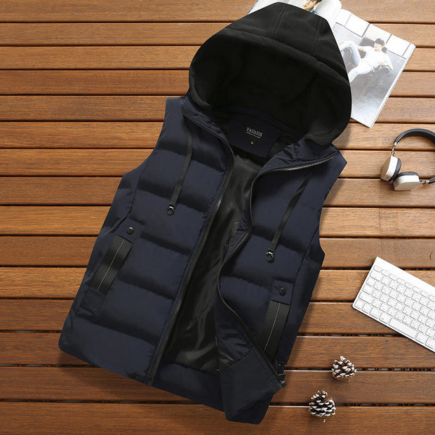 Warm padded vest vest