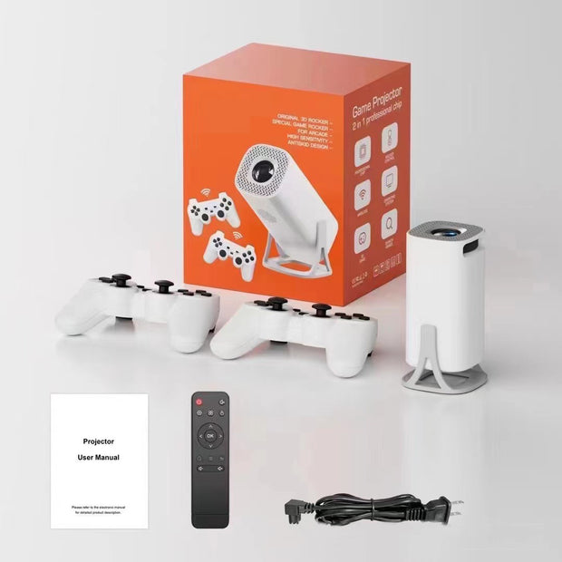 Wireless Same Screen HD Home Portable Game Projector