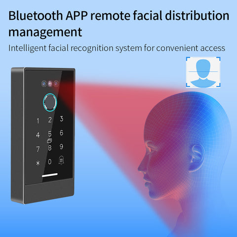 Lock All Face Recognition Waterproof Fingerprint Access Control Machine