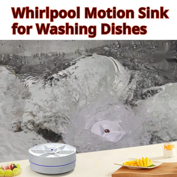 Ultrasonic Portable Small Fruit And Vegetable Washing Machine Wireless Dishwasher