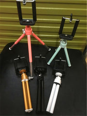 Compatible with Apple, Colorful digital camera Tripod stand Mini mobile phone stand Desktop photography Live selfie network red stand