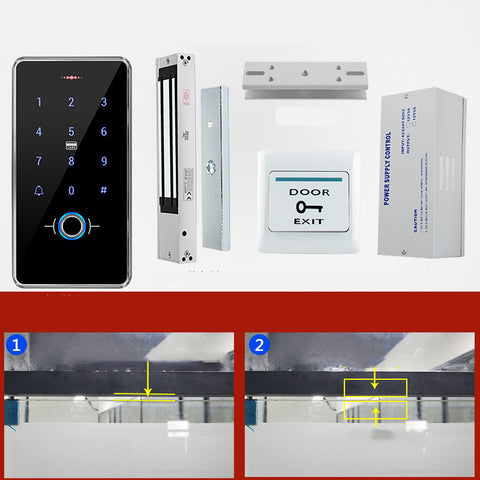 Waterproof Fingerprint Card Swipe Password Lock Electronic Access Control System