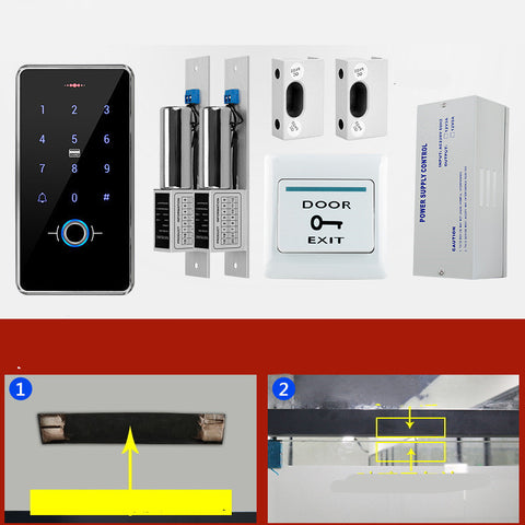 Waterproof Fingerprint Card Swipe Password Lock Electronic Access Control System