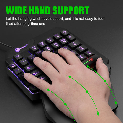 Luminous Gaming Mechanical Keyboard Mouse Converter