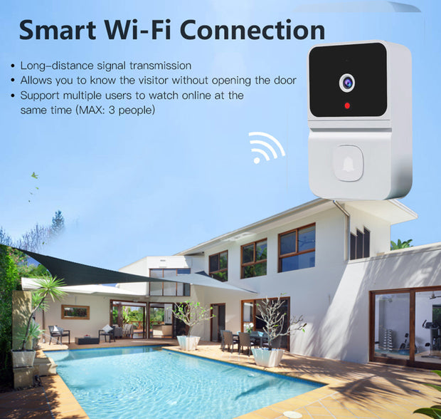 Z30 Intelligent Visual Doorbell Dingdong High Definition Surveillance Video Intercom