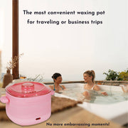 Portable Collapsible Silicone Wax Heater Machine Silicone And Easy To Clean For Hard Wax For Wax Treatments For Home