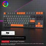 Wired Single-mode Hot-swappable Axis Gaming Gaming Chicken Keyboard