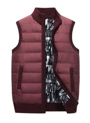 Casual Thick Warm Vest Men's Vest Jacket