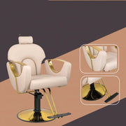 Barber Chair Hairdressing Chair Internet Celebrity Hair Cutting Chair Golden Barber Shop Chair