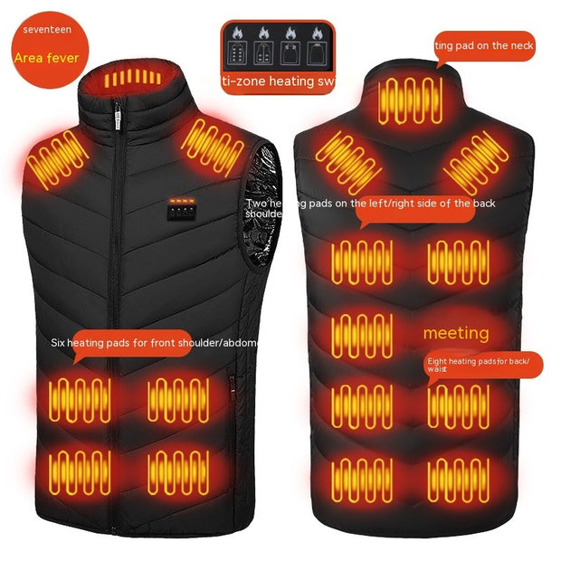 Self-heating Vest Smart USB Electric Vest