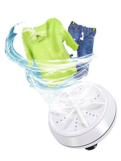 Portable Turbo Rotary Washing Machine For Travel Underwear