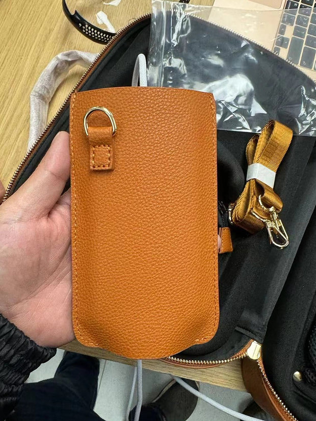 Battery Power Leather Shoulder Strap Protective Cover