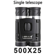 500-25 Portable Hd Zoom 5000M-50000M Binoculars Telescope Powerful Folding Long Distance Vision Hunting Outdoor Camping Sports