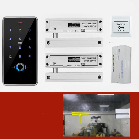 Waterproof Fingerprint Card Swipe Password Lock Electronic Access Control System