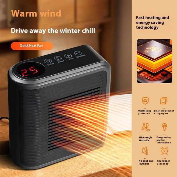 Mini Fan Heater Wall-mounted Heater Multifunctional Heater