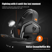 G06 Wireless Gaming Headphone Head-mounted Noise Reduction Headset Stereo