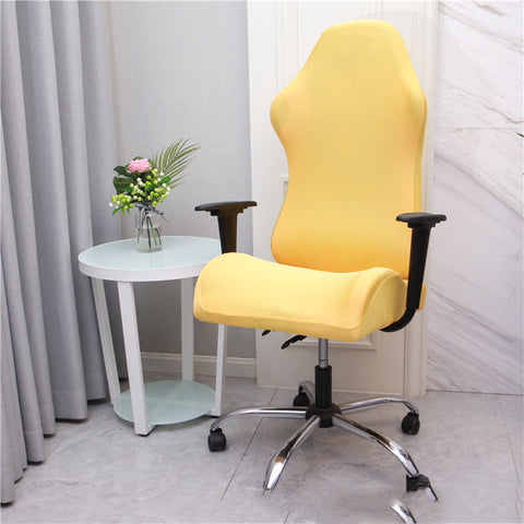 Stretch Fabric Gaming Chair Cover Armrest Swivel Chair Seat