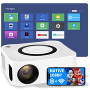 Home HD Projector 1080P Bluetooth WIFI Mobile Smart Projector