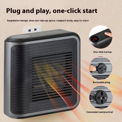 Mini Fan Heater Wall-mounted Heater Multifunctional Heater