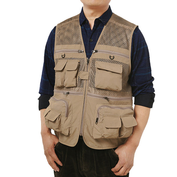 Videographer Vest Vest Director Reporter Mesh Vest