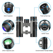 Binoculars 10X25 HD Magnifier Night Vision