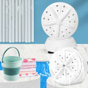 Portable Turbo Rotary Washing Machine For Travel Underwear